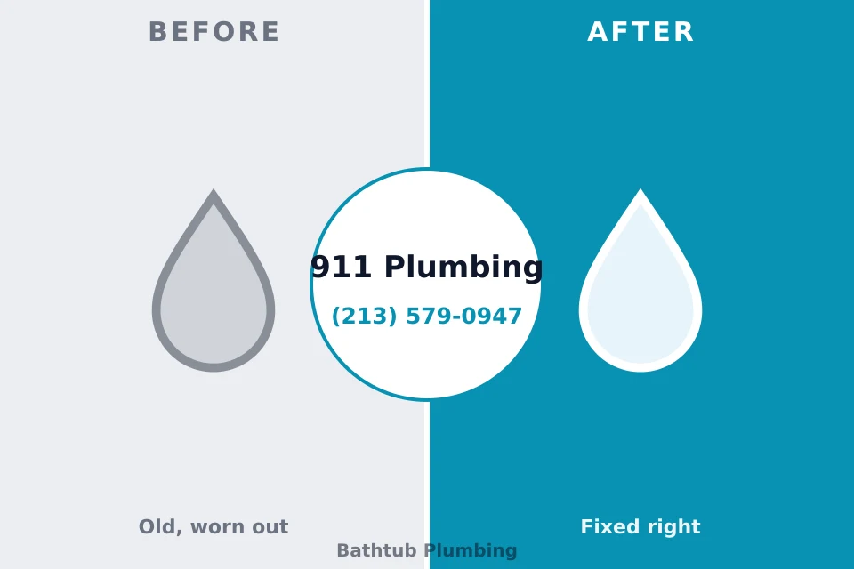 Before and after: plumbing repair Croton-on-Hudson, NY